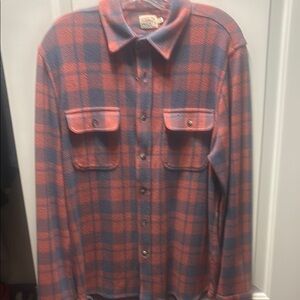 Faherty Red and Blue Plaid Shirt